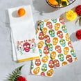 thumbnail image 4 of Halloween Skeletons Embroidered Kitchen Towels, Set of 2, 4 of 7