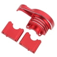 thumbnail image 2 of Tapa de palanca de cambios principal de aluminio, cubierta protectora de palanca de cambios principal de Metal de repuesto para coche TRAXXAS SLEDG de 4 ruedas motrices 1/8 RC, 2 of 8