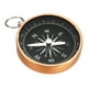thumbnail image 1 of Brújula de bolsillo brújula de navegación deportiva de supervivencia con anillo de llavero blanco amarillo, 1 of 6