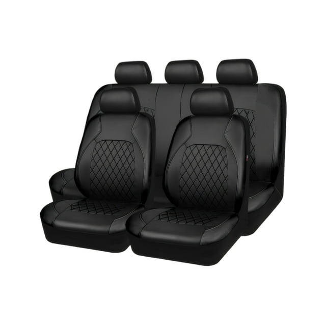 fastboy Universel Siège d'Auto Couvre Ensemble Mesh Doux Confort Support Résistant à l'Usure Résistant à la Saleté Full Set Noir