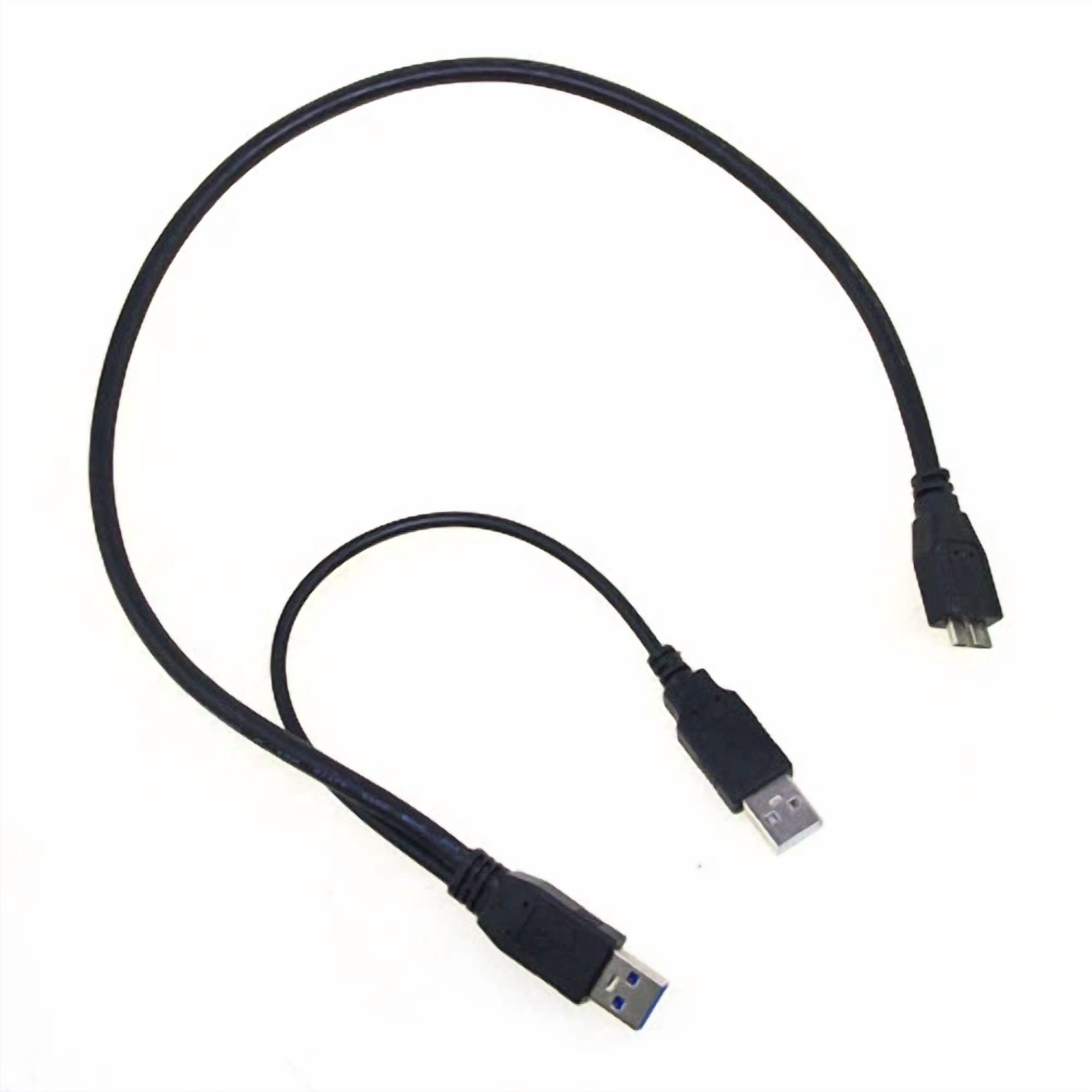 BUTTERFLY- 50Cm Micro Usb 3.0 Y Cable Cord Lead For Wd My Passport Wdby8L0020Bbk Necs/Eesn