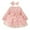 Pink, variant on ameIAEA Newborn Baby Girls Tulle Dress Toddler Infant Long Sleeve Bowknot Dress with Headband