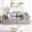 2S-Light Grey, variant on Modular Cloud Loveseat Sofa, Soft Plush Polyester Fabric, Deep Seat Comfy Floor Couch for Living Room, Bedroom & Small Space Light Grey