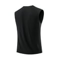 thumbnail image 2 of Men's V-Neck Modal Slim Fit Muscle T-Shirt Black XL 46"-48", 2 of 3
