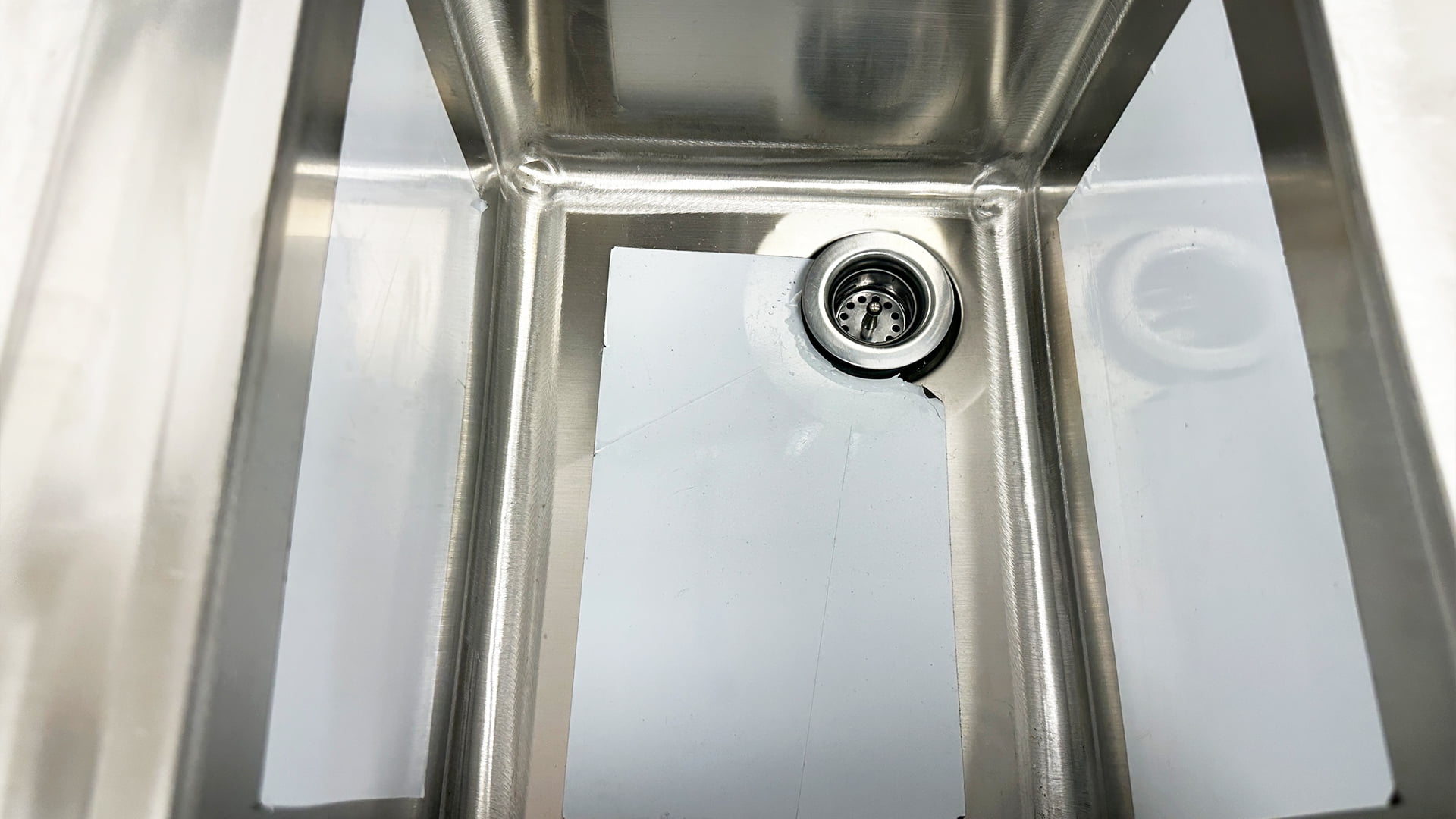 NSF Utility Sink,24''x23''x33'' Free Standing Kitchen Sink, Compartment Bar Sink with Faucet