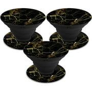 MightySkins POSOCK-Black Gold Marble Skin Decal Wrap for Sticker - Black Gold Marble - Pack of 3