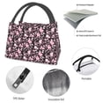 thumbnail image 4 of Fotbe Daisies Flowers Bolsa Térmica Portátil con Estampado, Bolsa de Entrega de Alimentos Aislada, Bolsa Reutilizable de Gran Capacidad para Comidas y Supermercado, 4 of 6