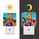 thumbnail image 3 of ¡Vamos, Perro, Vamos! Luz nocturna LED con sensor de anochecer a amanecer para dormitorio, baño, pasillo, escaleras - Lámpara LED nocturna de enchufe, 0.5W - 1 pieza, 3 of 6