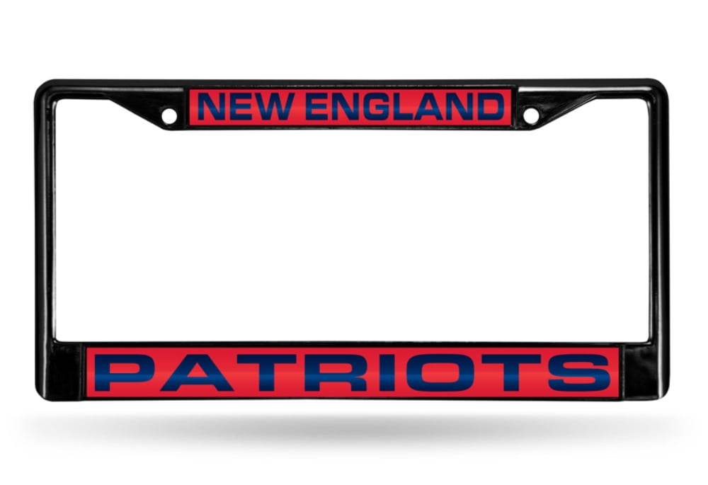 New England Patriots NEW Logo Car Tag Diamond Etched on Aluminum License Plate 