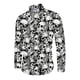 thumbnail image 3 of Camisas de manga larga de Halloween para hombre, camisa con estampado de cabeza de calabaza, camisa informal de calle para adultos, blusa con botones y estampado, traje de fiesta, 3 of 5