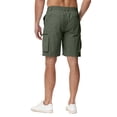 thumbnail image 4 of Men's Hiking Cargo Shorts Outdoor Travel Shorts for Men with Multi Pocket for Fishing Camping Casual Golf Armygreen 40, 4 of 6