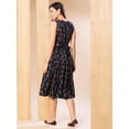 thumbnail image 3 of Globus Women Ethnic Printed Tiered Fit & Flare Midi Dress, 3 of 5