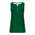 thumbnail image 4 of Wycnly Summer Saving Tank Top for Women Tank Tops Women Button up Sports Breathable Slim Henley Shirts Tunic Trendy Solid Sleeveless Blouses Girls Sleeveless Shirt, 4 of 4