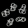 thumbnail image 4 of Ganchos de joyería 10 Piezas Joyería S-gancho Corchetes de Plata DIY Collar, 4 of 7