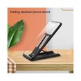thumbnail image 4 of Phone Holder Portable 6 Levels Adjustable Heat Dissipation Durable Desktop Tablet Mobile Phone Stand for Home-Black, 4 of 5