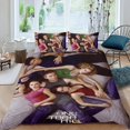 thumbnail image 2 of Colina del Árbol Conjunto de sábanas temático, trío de piezas, cómodo y amigable con la piel, diseño único, regalo de decoración para el hogar para familiares, amigos y fans,140cm *210cm, 2 of 6