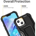 thumbnail image 3 of FITO Military Grade Cell Phone Case for Apple iPhone 13 Mini, Black, 3 of 8
