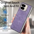 thumbnail image 5 of ELEHOLD Case for Google Pixel 9 Pro Fold/Fold2, Shockproof Phone Case Slim Anti-Scratch PC Cover,Purple, 5 of 6