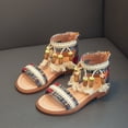 thumbnail image 4 of TAIAOJING Toddler Child Roman Sandals With Soft Soles And Ethnic Style For Summer Trendy 25, 4 of 7