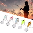 thumbnail image 3 of <p>Vib Fishing Lure, 3D Eyes Metal Fish Bait Vivid Anti Rust  For Bass</p>, 3 of 7