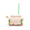 thumbnail image 2 of Anirollz Ornament Plush Keychain Puppy Burrito Bunny Hot Dog Toy 3" Set B, 2 of 5