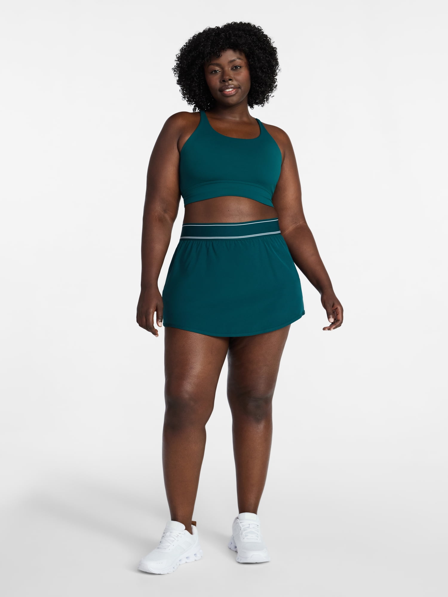 Avia Women's and Women's Plus Active Skort with Curved Hem, Sizes XS-4X