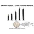 thumbnail image 3 of Harmony Fishing - Tungsten Skinny/Cylinder Dropshot Weights 1/2 oz 4 Pack, 3 of 6
