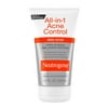 Neutrogena All-In-1 Acne Control Daily Facial Acne Scrub, 4.2 fl. oz