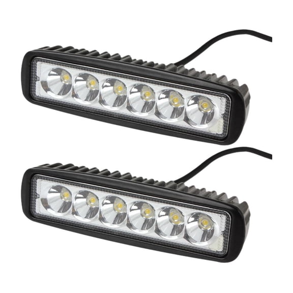 18W LED Work Light for Car with 6000K White Light, IP67 Waterproof, Plastic and Aluminum