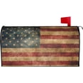 thumbnail image 2 of American Flag Welcome Magnetic Mailbox Cover, Mailbox Wrap Decorative for Garden Yard Home 21x18 in, 2 of 6