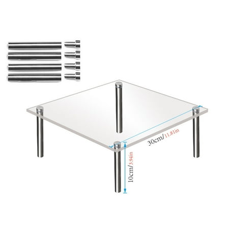

Transparent Acrylic Cake Hand Display Rack Metal Table Placement Rack