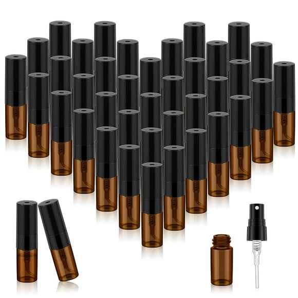 Spray Bottles Zhehao, atomizador de perfume de vidrio transparente, 50 unidades, 2 ml