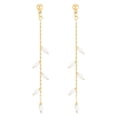 thumbnail image 5 of Pendientes de gota de agua de plata de ley 925, cadena para mujeres, adolescentes, niñas, pendientes de gota de boda, pendientes de novia, plata de ley, circonita cúbica JM, 5 of 5