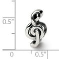 thumbnail image 3 of Reflection Beads Sterling Silver Reflections Treble Clef Bead, 3 of 3
