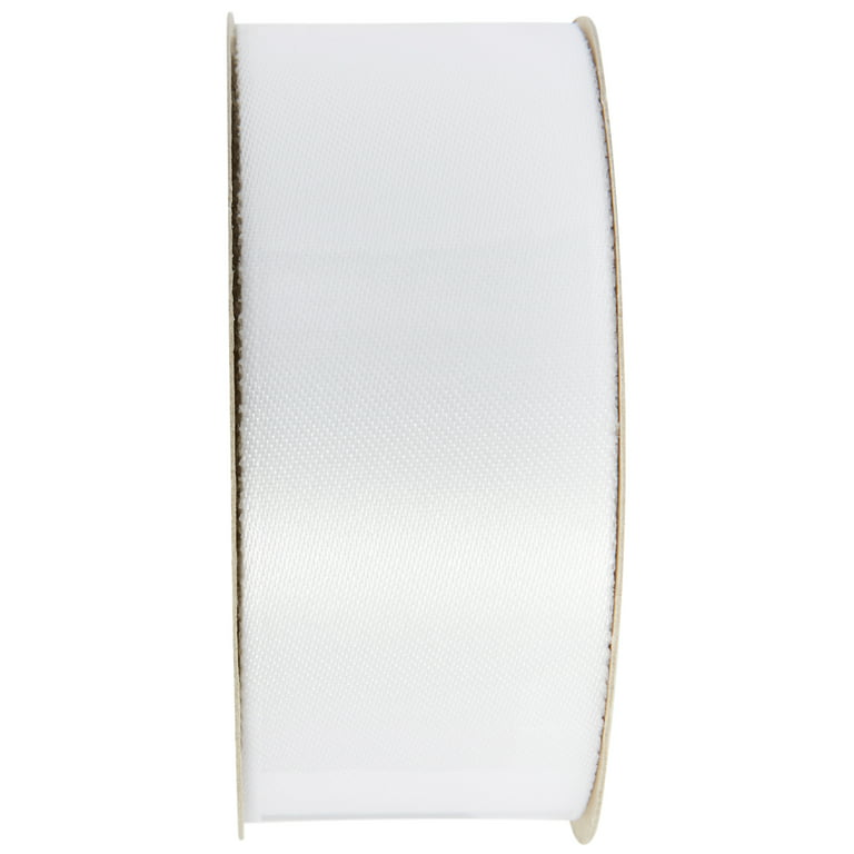 Offray 5/8x21' Grosgrain Solid Ribbon - White - Ribbon & Deco Mesh - Crafts & Hobbies