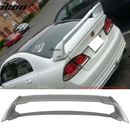 Honda Civic Hybrid Trunk - Fits 06-11 Honda Civic 4Dr Rear Trunk Spoiler Wing (ABS) MU Style