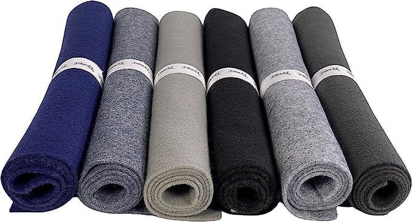 FabricLA Craft Felt Rolls 6 Pieces - 12 X 18 Inches Assorted Color  Non-Woven Soft Felt Material - Acrylic Felt Roll for DIY Craftwork, Sewing  and Patchwork - Pastel Lovers