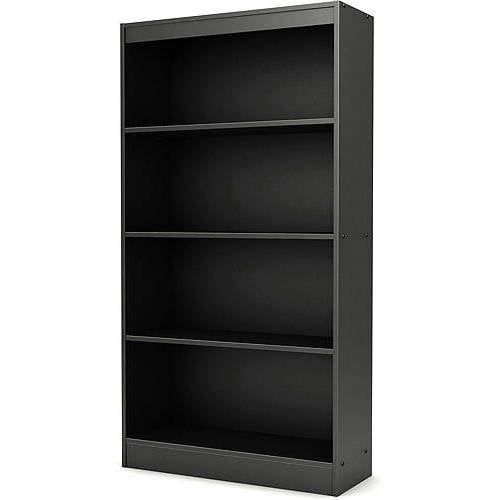South S Smart Basics 4 Shelf 56, 4 Ft Tall White Bookcase