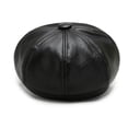 thumbnail image 5 of Women Newsboy Hats - PU Leather Basic Beret Cabbie Hat Short Brim Vintage Women Octagonal Cap for Women, 5 of 8