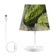 thumbnail image 2 of Cucumber and Flowers Desk Lamp 3 Color Modes LED Table Lamp Nightstand Reading Light for Bedroom Living Room, 2 of 8