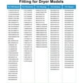 thumbnail image 3 of TAPDRA Dryer Replacement Kit for Easy Maintenance Features Belt Rollers Idler Pulley for Effective Drying Performance for Maytag, 3 of 10