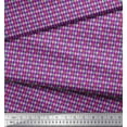 thumbnail image 3 of Soimoi Purple Cotton Poplin Fabric Diamond Geometric Decor Fabric Printed Yard 42 Inch Wide, 3 of 3