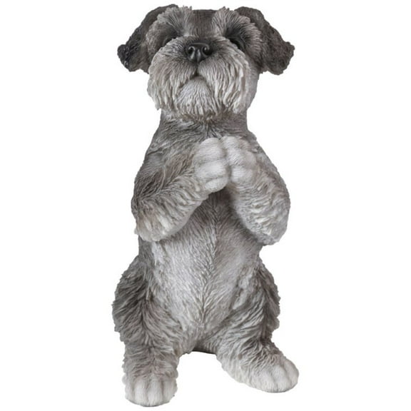 Hi-Line Gifts 8.25" Praying Schnauzer Puppy Outdoor Garden Statue