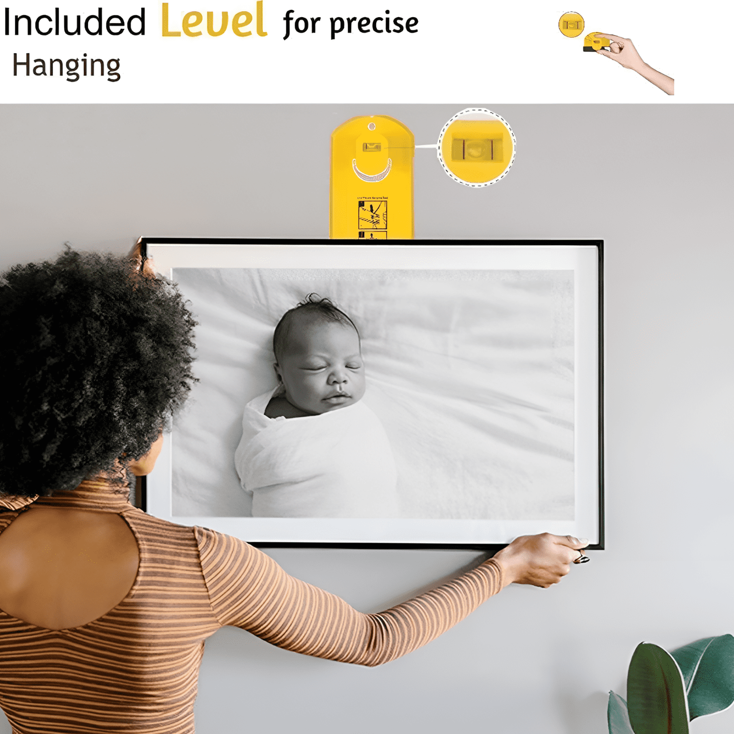 Picture Hanging Kit Tool 225-Piece – Easy Level Ruler, 2 Hammers & More – Perfect for Any Wall!