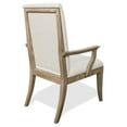 thumbnail image 4 of Bowery Hill Contemporary Upholstered Dining Arm Chair in Natural, 4 of 9