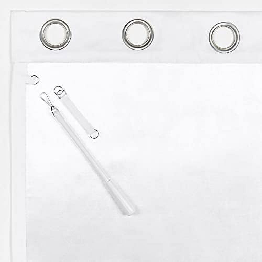 Exclusive Home Catarina Layered Room Darkening Blackout and Sheer Grommet Top Patio Curtain Panel, 100"x84", Winter
