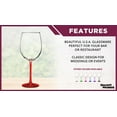 thumbnail image 2 of 10 ARC Cachet White Wine Glasses Set, 19 oz. - Barware, Sturdy, Vibrant - Red, 2 of 5