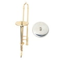 thumbnail image 3 of Instruments Miniature Trombone Model Musical Instrument Model Musical Gifts Home Decor Ornaments, 3 of 8