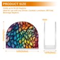 thumbnail image 4 of Yayeee Napkin Holder for Table Kitchen Paper Tissue Organization, Colorful Dragon Scales Pattern, 4 of 8