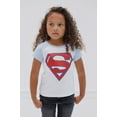thumbnail image 5 of DC Comics Justice League Wonder Woman Supergirl Batgirl Little Girls 3 Pack T-Shirts Little Kid to Big Kid, 5 of 5